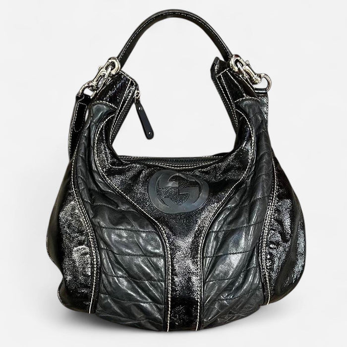 Gucci snowglam dialux medium hobo bag