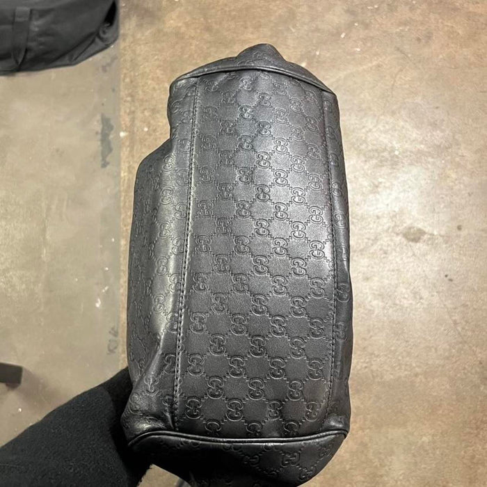 Gucci sukey black guccissima bag
