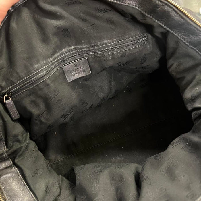 Gucci sukey black guccissima bag