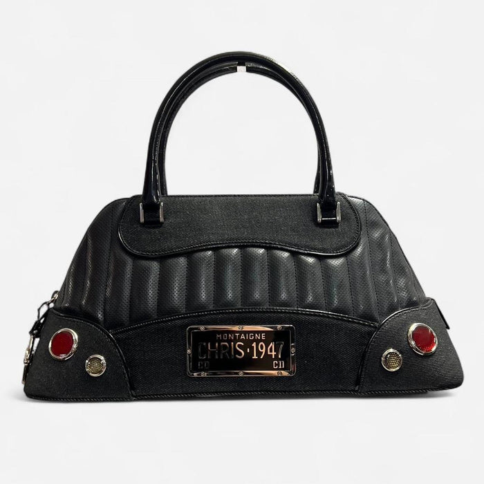 Christian Dior black Cadillac bag