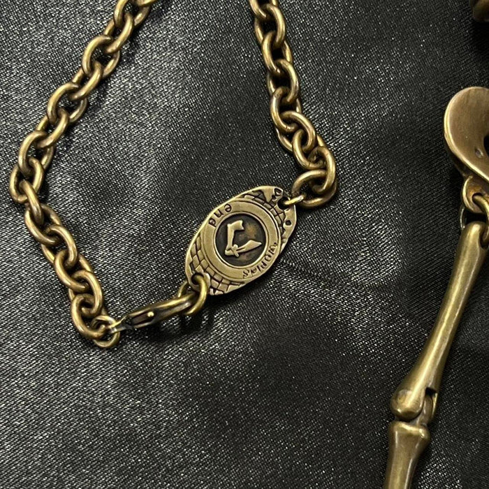 Vivienne Westwood skeleton worlds end necklace