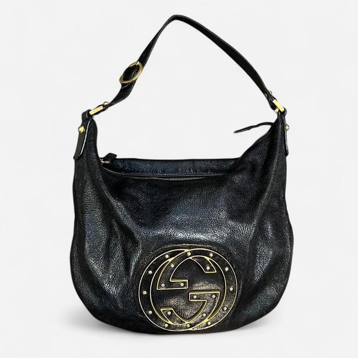 Gucci black blondie hobo bag