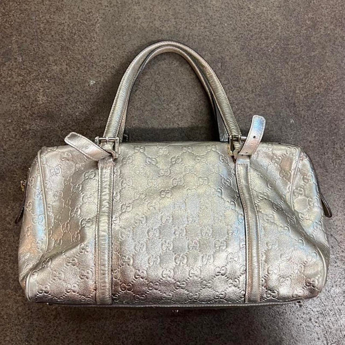 Gucci champagne Britt Boston bag