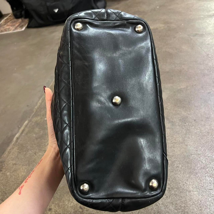 Chanel cambon tote bag in black