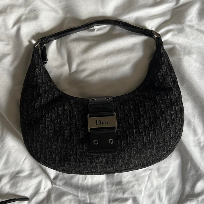 Dior Columbus black hobo mini shoulder bag