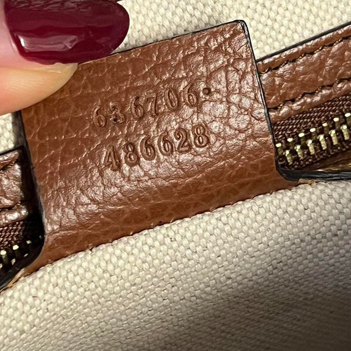 Gucci Jackie 1961 denim shoulder bag