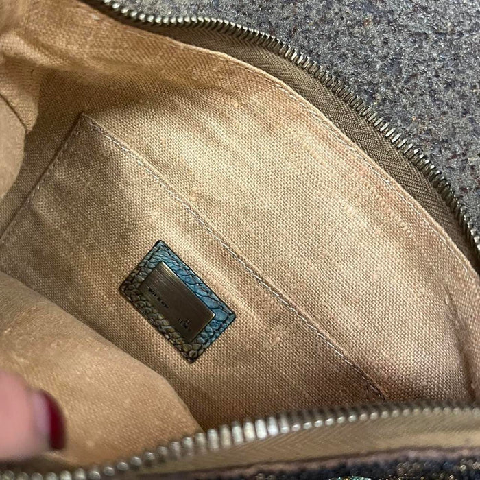 Fendi beaded oyster bag