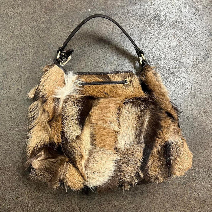 Fendi fur hobo bag