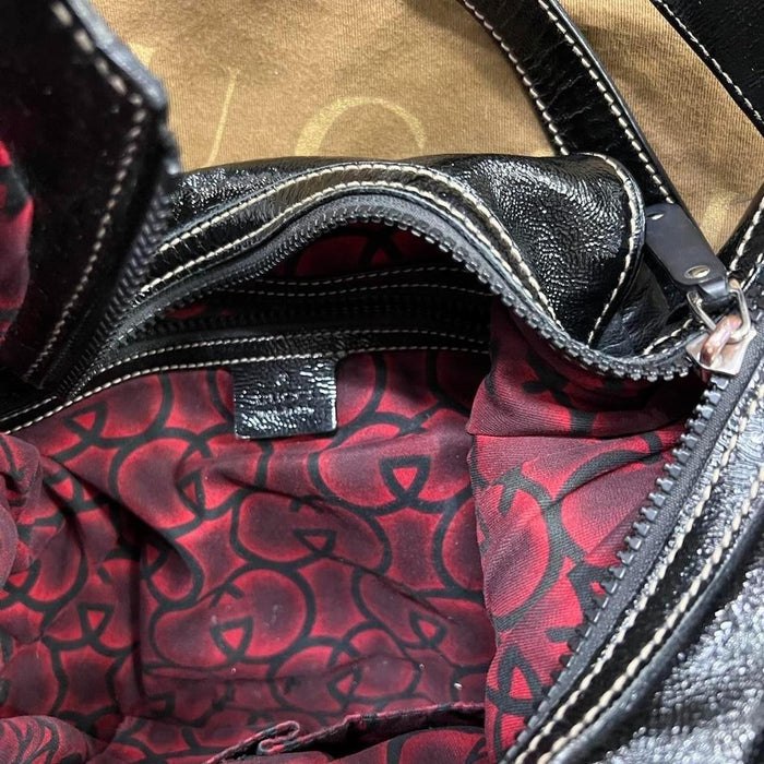 Gucci snowglam dialux medium hobo bag