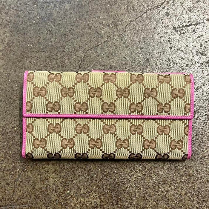 Gucci abbey pink wallet