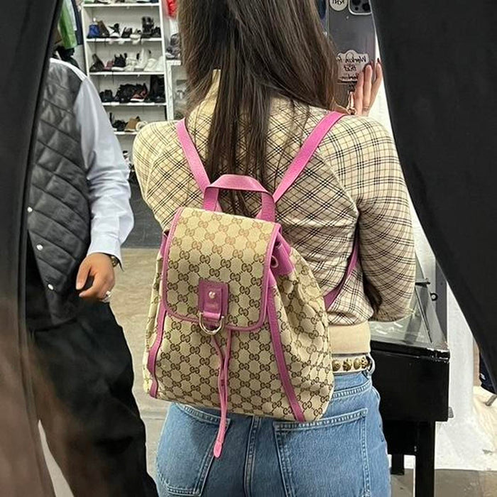 Gucci abbey pink backpack