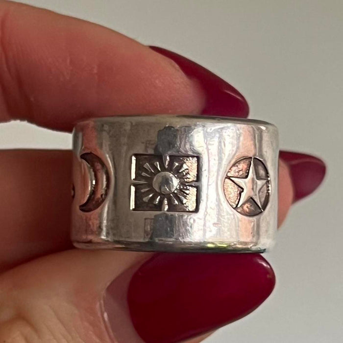 Vivienne Westwood vintage sterling silver symbol ring