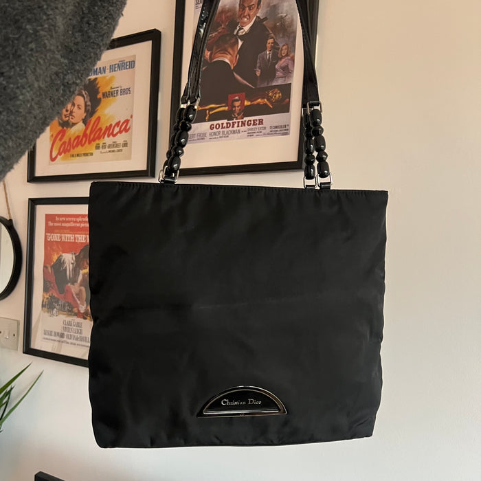 Dior black shoulder bag