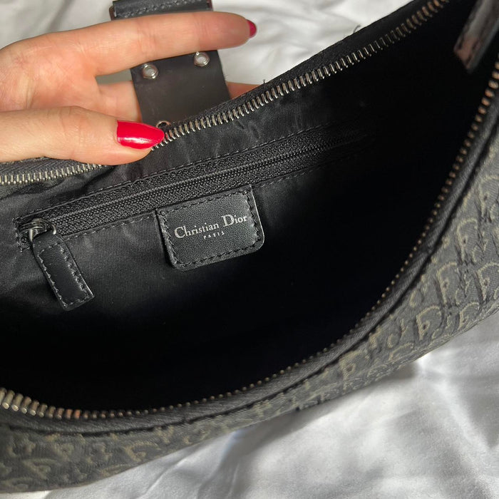 Dior Columbus black hobo mini shoulder bag