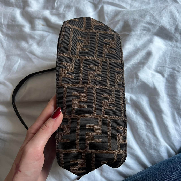 Fendi zucca baguette shoulder bag