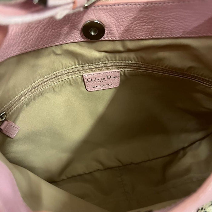 Christian Dior street chic canvas hobo bag