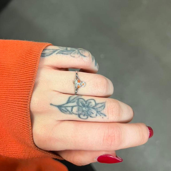 Vivienne Westwood nano heart orb ring