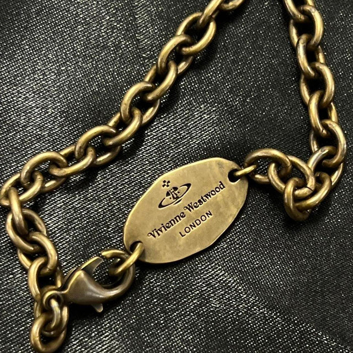 Vivienne Westwood skeleton worlds end necklace