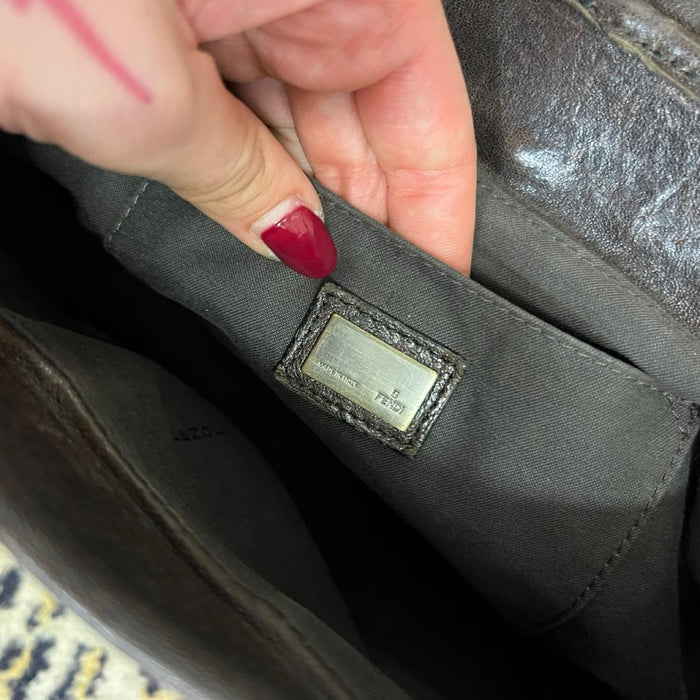 Fendi brown B bag
