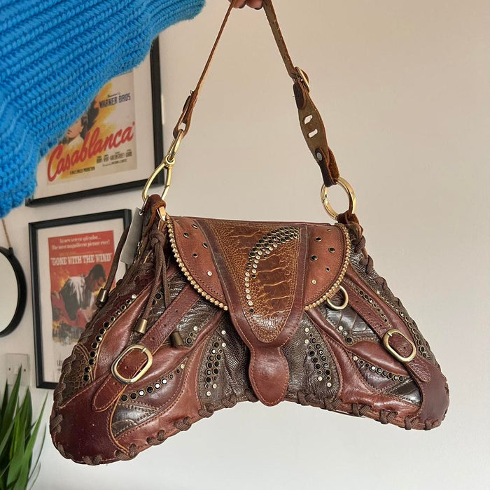 Bracher Emden large brown saddle bag