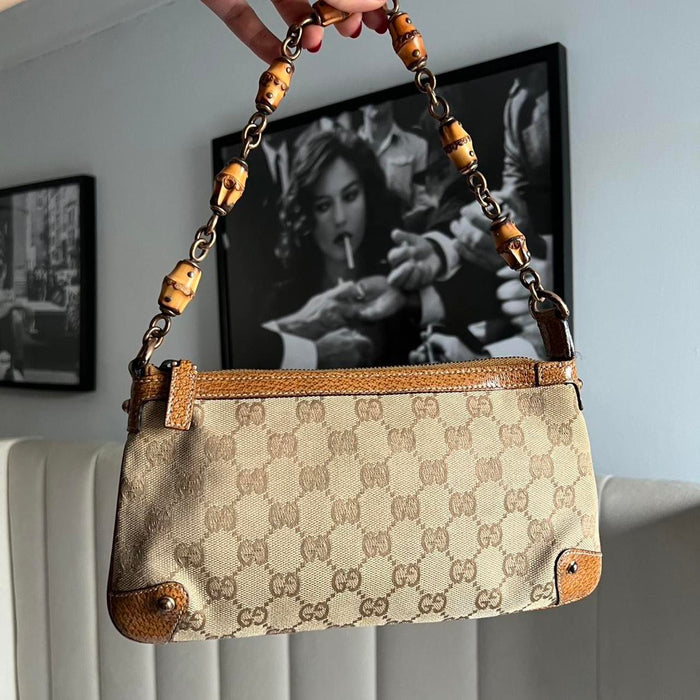 Gucci bamboo shoulder bag