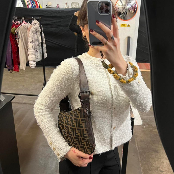 Fendi zucca oyster bag