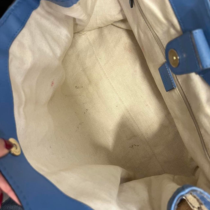 Gucci sukey blue shoulder bag