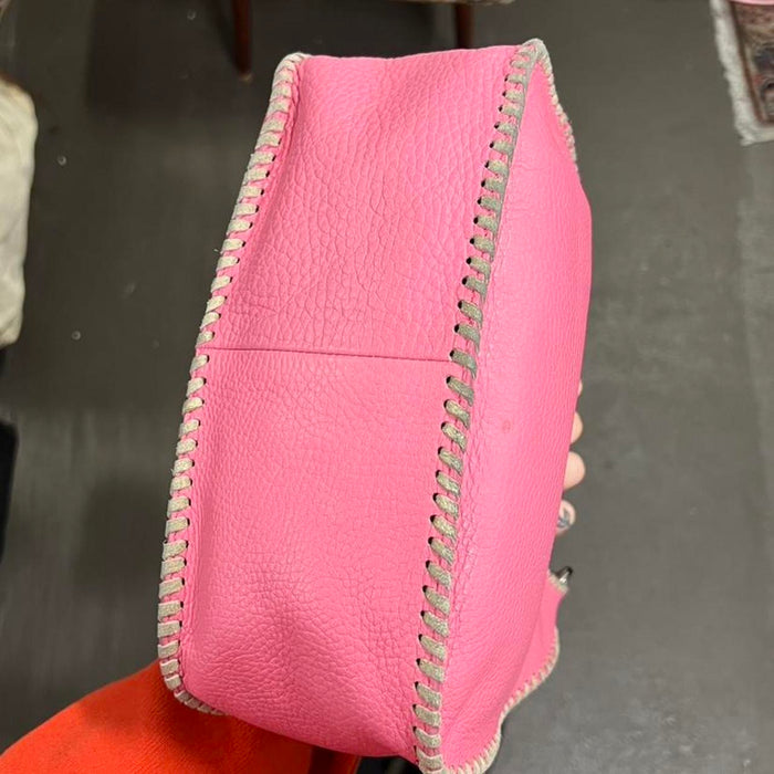Prada vitello pink chain shoulder bag