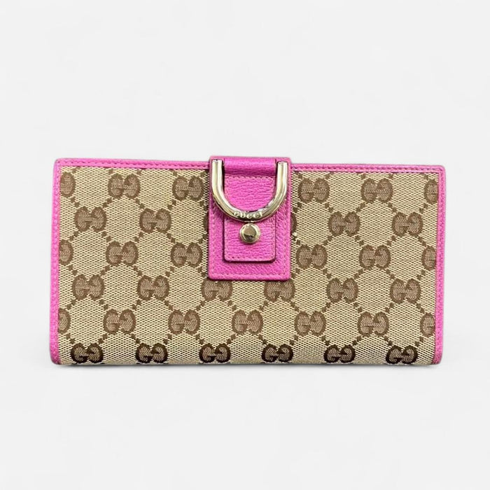 Gucci abbey pink wallet