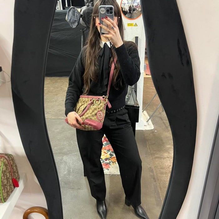 Gucci sukey pink bag
