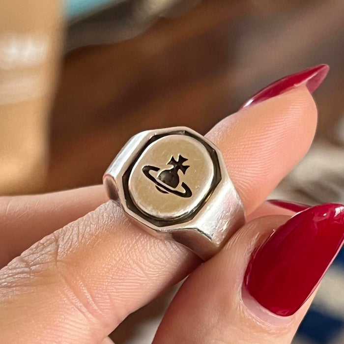 Vivienne Westwood vintage sterling silver signet ring