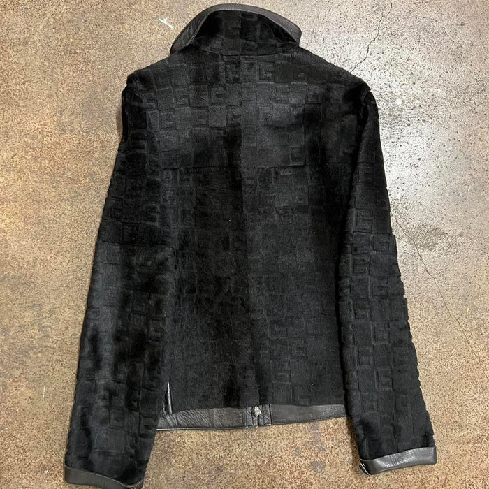 Gucci Tom Ford leather fur jacket