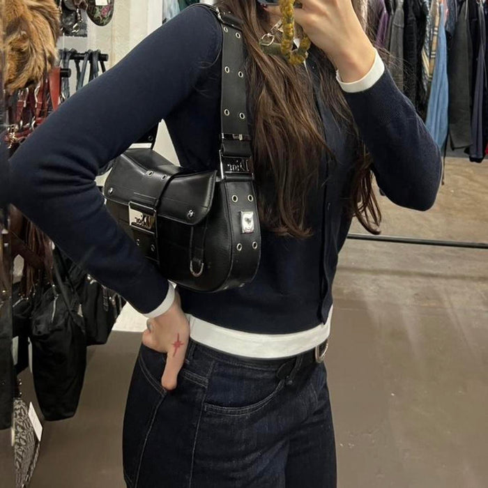 Christian Dior black Columbus bag