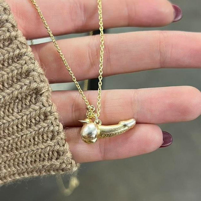 Vivienne Westwood gold penis necklace