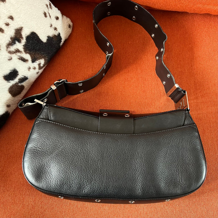 Dior street chic Columbus black shoulder bag