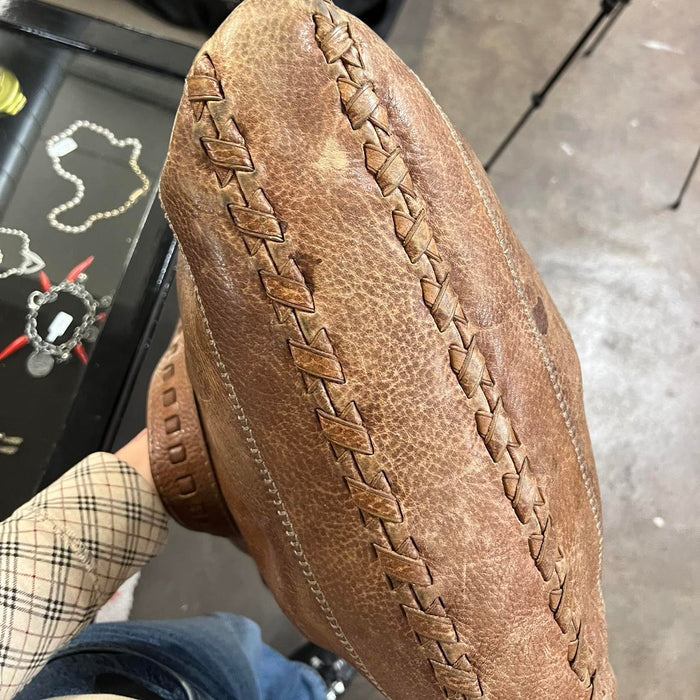 Gucci large Jackie brown leather shoulder bag