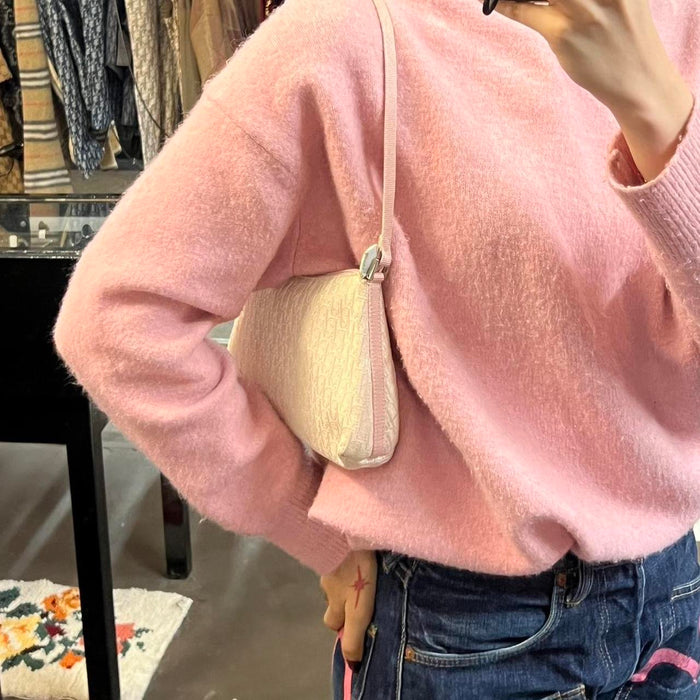 Christian Dior baby pink shoulder bag