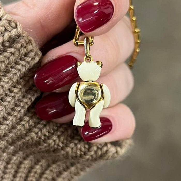 Vivienne Westwood vintage gold teddy bear necklace