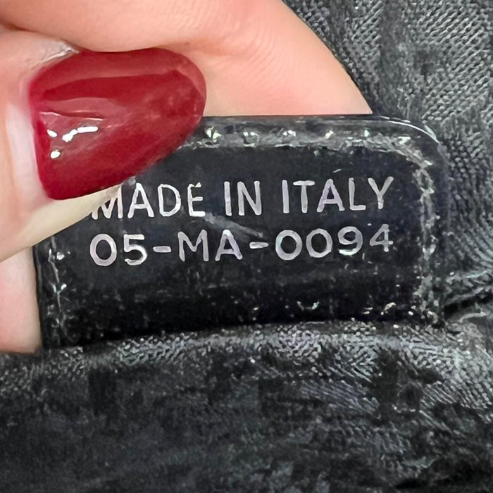 Christian Dior black gambler bag