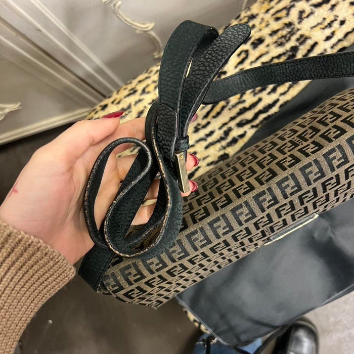 Fendi brown sweety zucchino crossbody bag