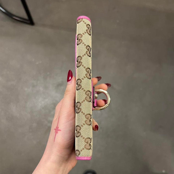 Gucci abbey pink wallet
