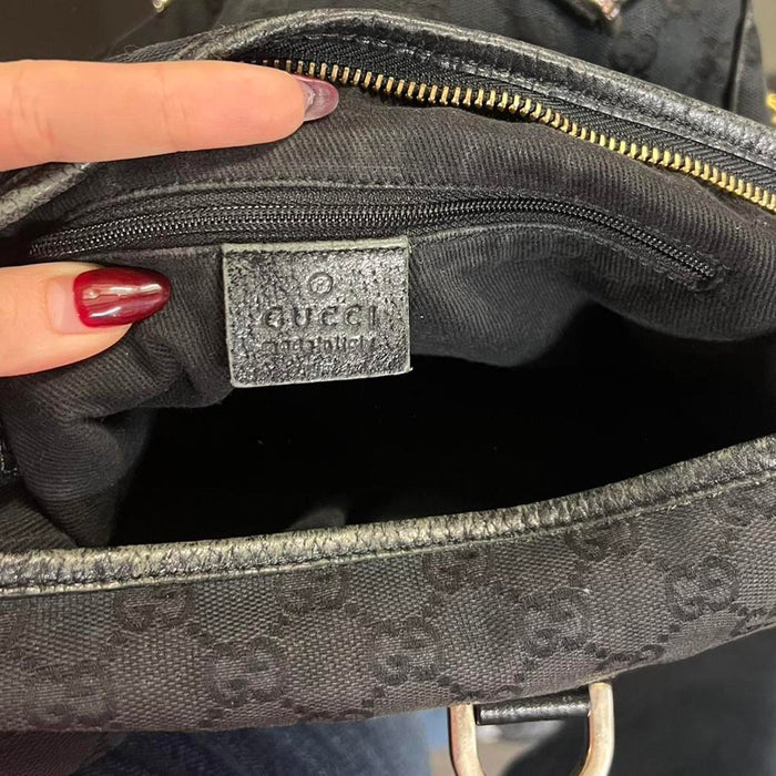 Gucci abbey black messenger bag