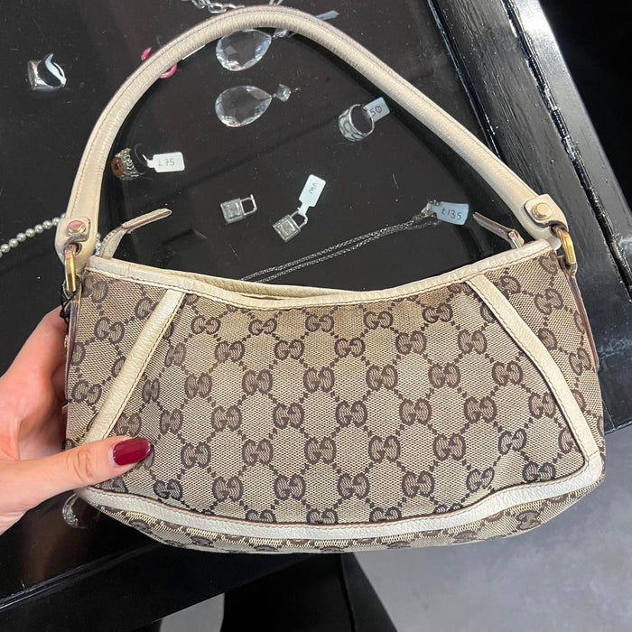 Gucci abbey shoulder bag in cream