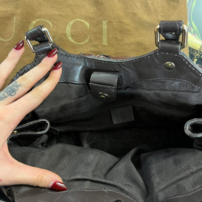 Gucci alligator sukey bag