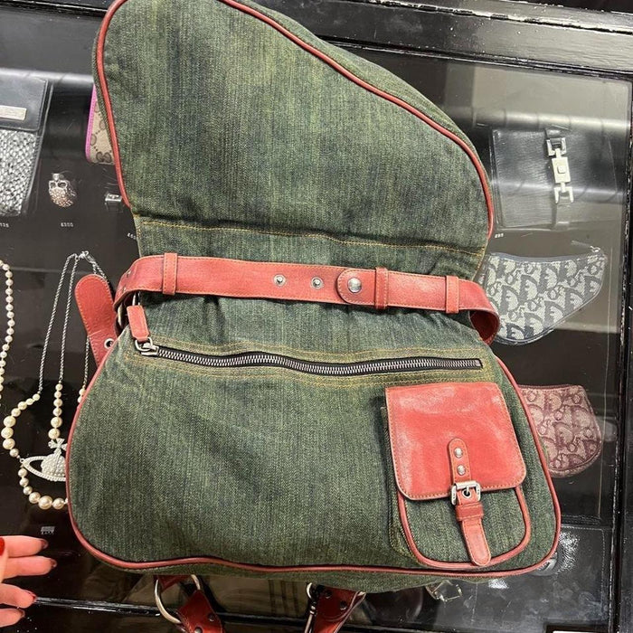 Christian Dior double gaucho bag