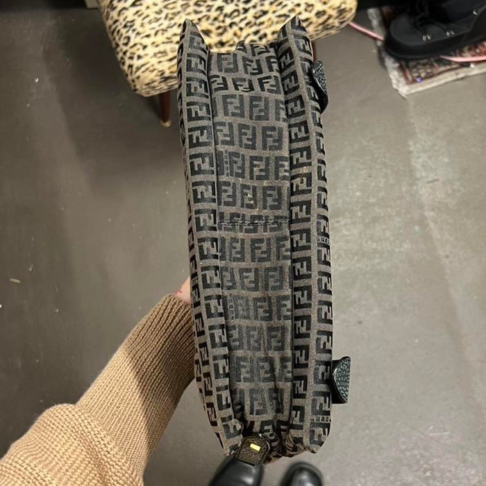 Fendi brown sweety zucchino crossbody bag