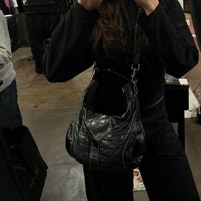 Gucci snowglam dialux medium hobo bag