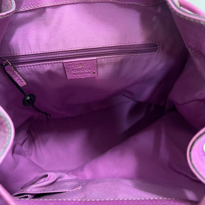 Gucci abbey pink backpack