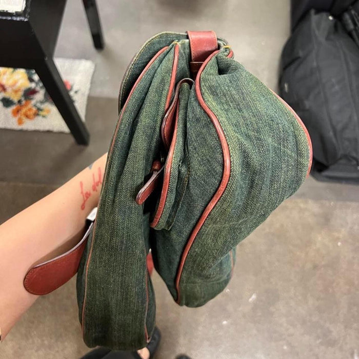 Christian Dior double gaucho bag