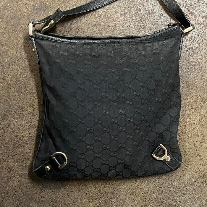 Gucci abbey black messenger bag